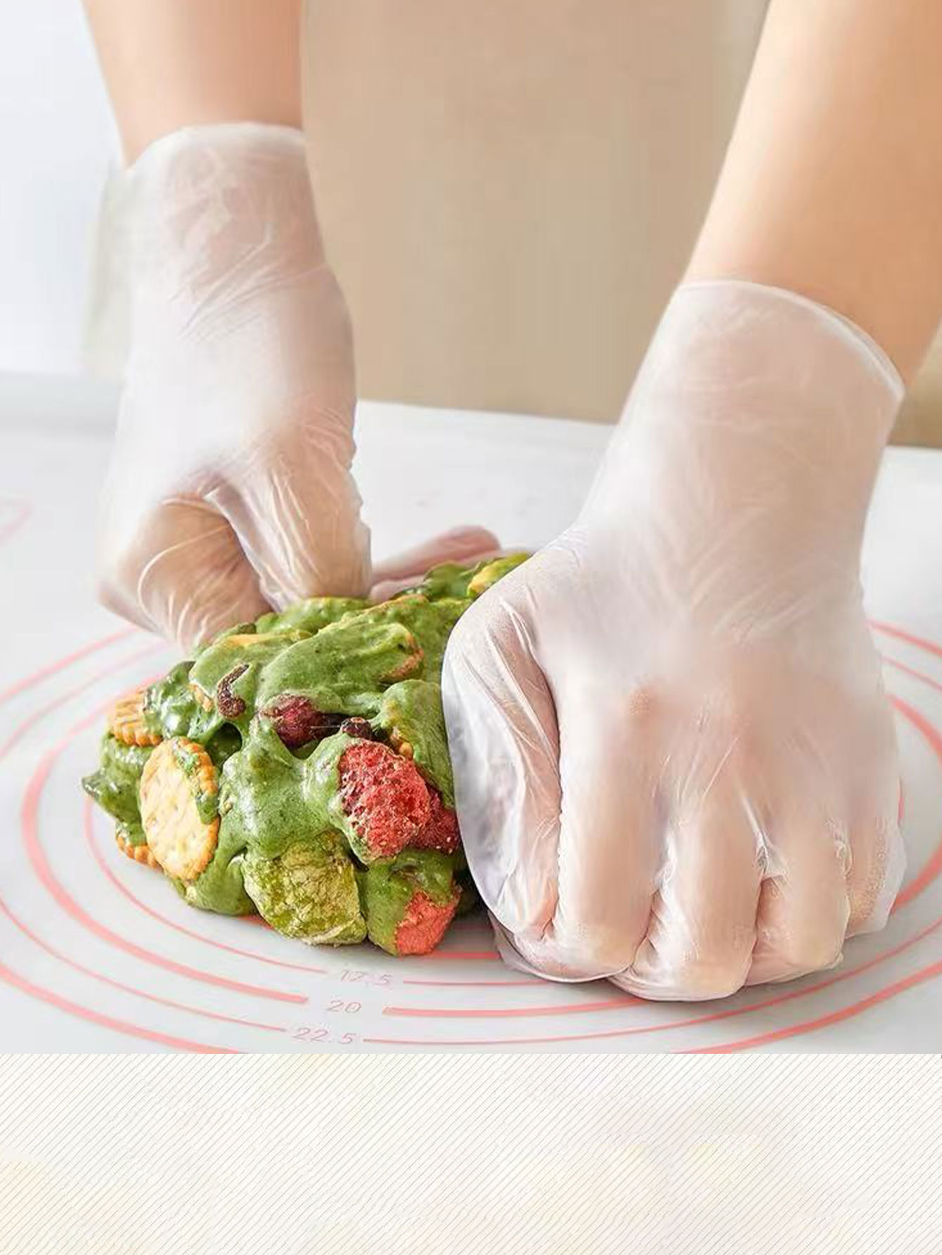 Kitchen Baking Gloves - Tek Kullanımlık Eldivenler, Gıda Sınıfı, Hamur