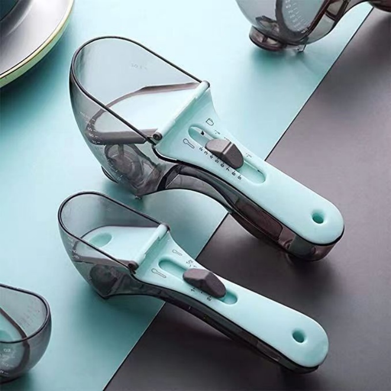 Kitchen Baking Scale - Ayarlanabilir Ölçü Kaşığı Pişirme Plastik Ölçü