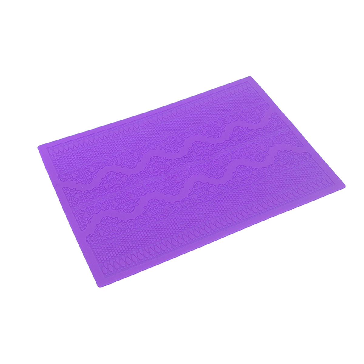 Kitchen Baking Tools - 1 adet Silikon Mat Mor Gıda