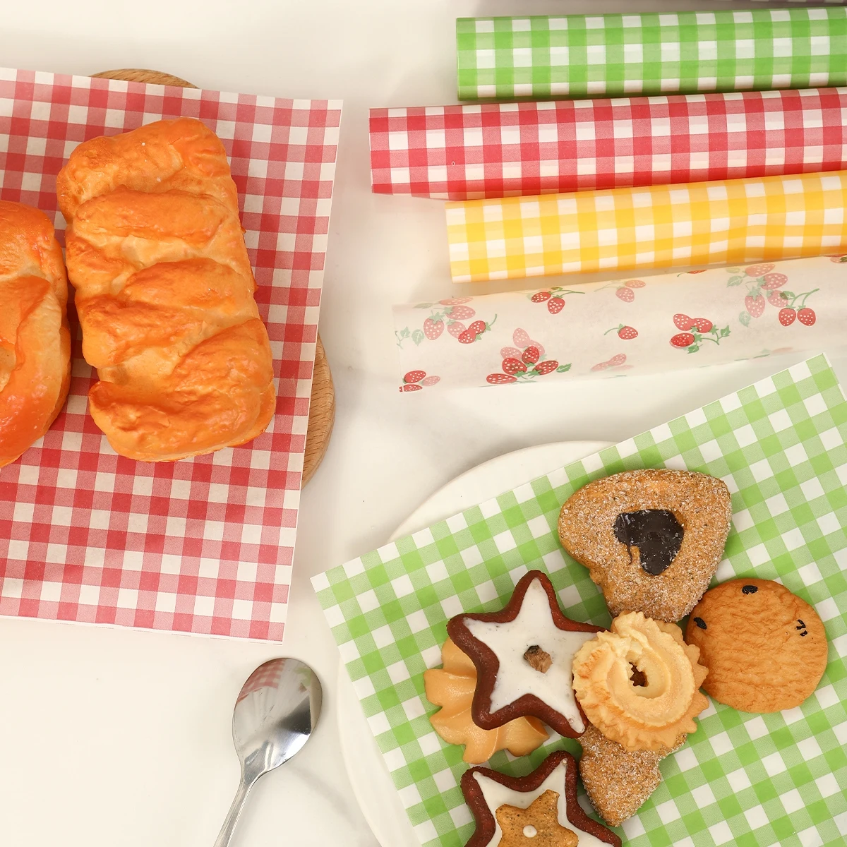 Kitchen Paper For Baking - 50 adet yağa dayanıklı ambalaj kağıdı