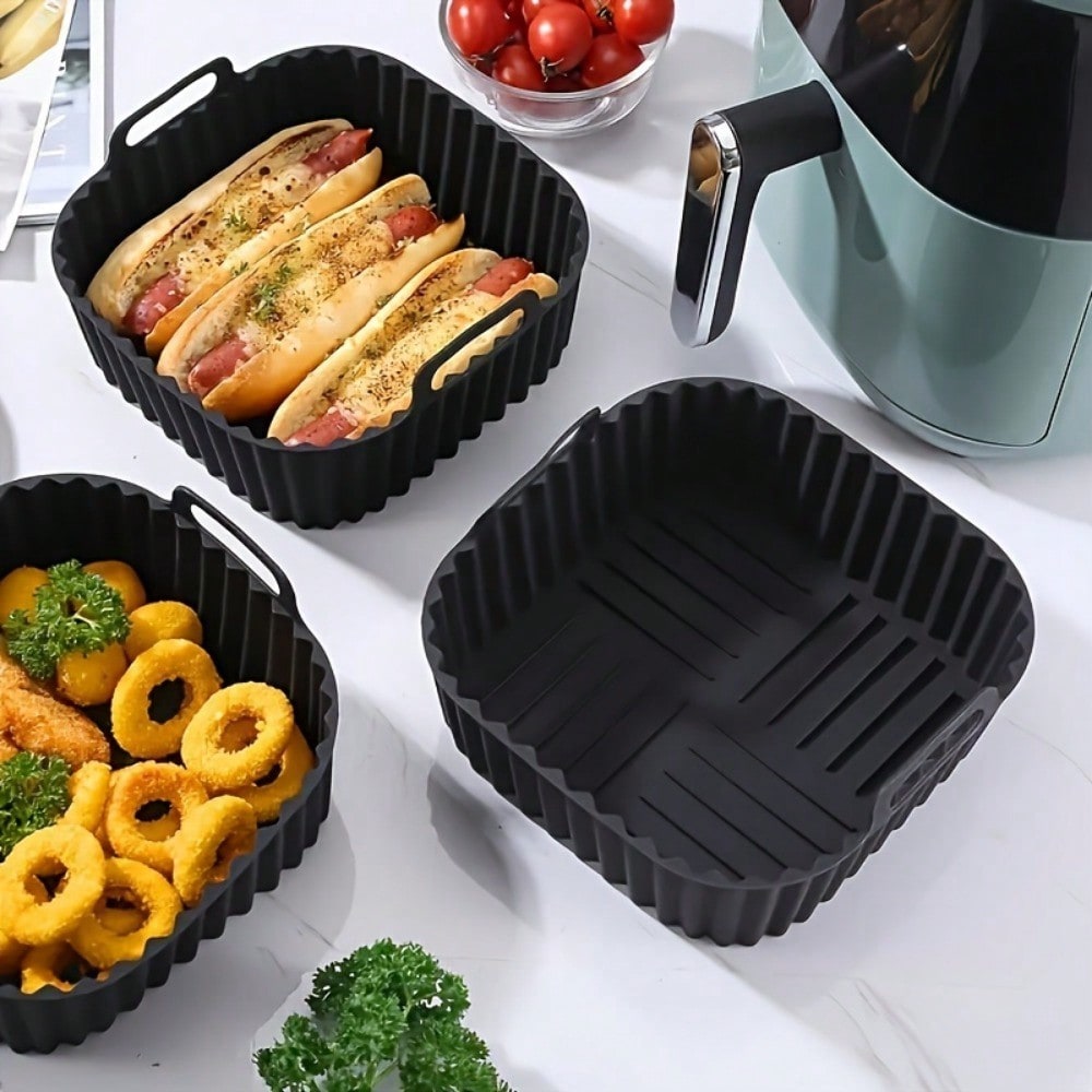 Kitchen Baking Trays - 1 adet Yeniden Kullanılabilir Silikon Air