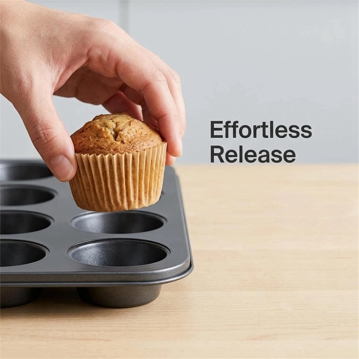 Muffin Tin Nonstick - Mini Muffin Kalıbı, Pişirme İçin Kek