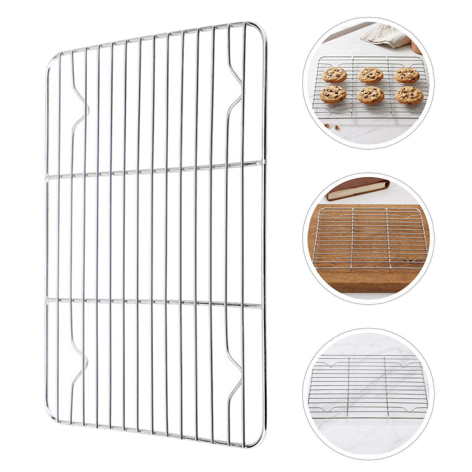 Cooling Rack Wire - 2 Adet Pişirme Soğutma Rafı Paslanmaz