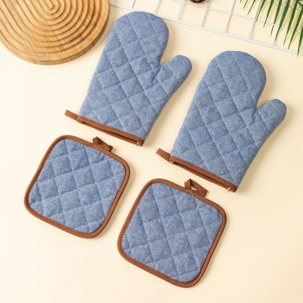 Kitchen Baking Gloves - 2 adet Haşlanma Önleyici Fırın Eldivenleri