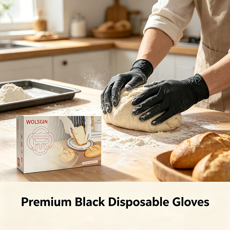 Kitchen Baking Gloves - 10/50/100 adet tek kullanımlık nitril eldivenler,