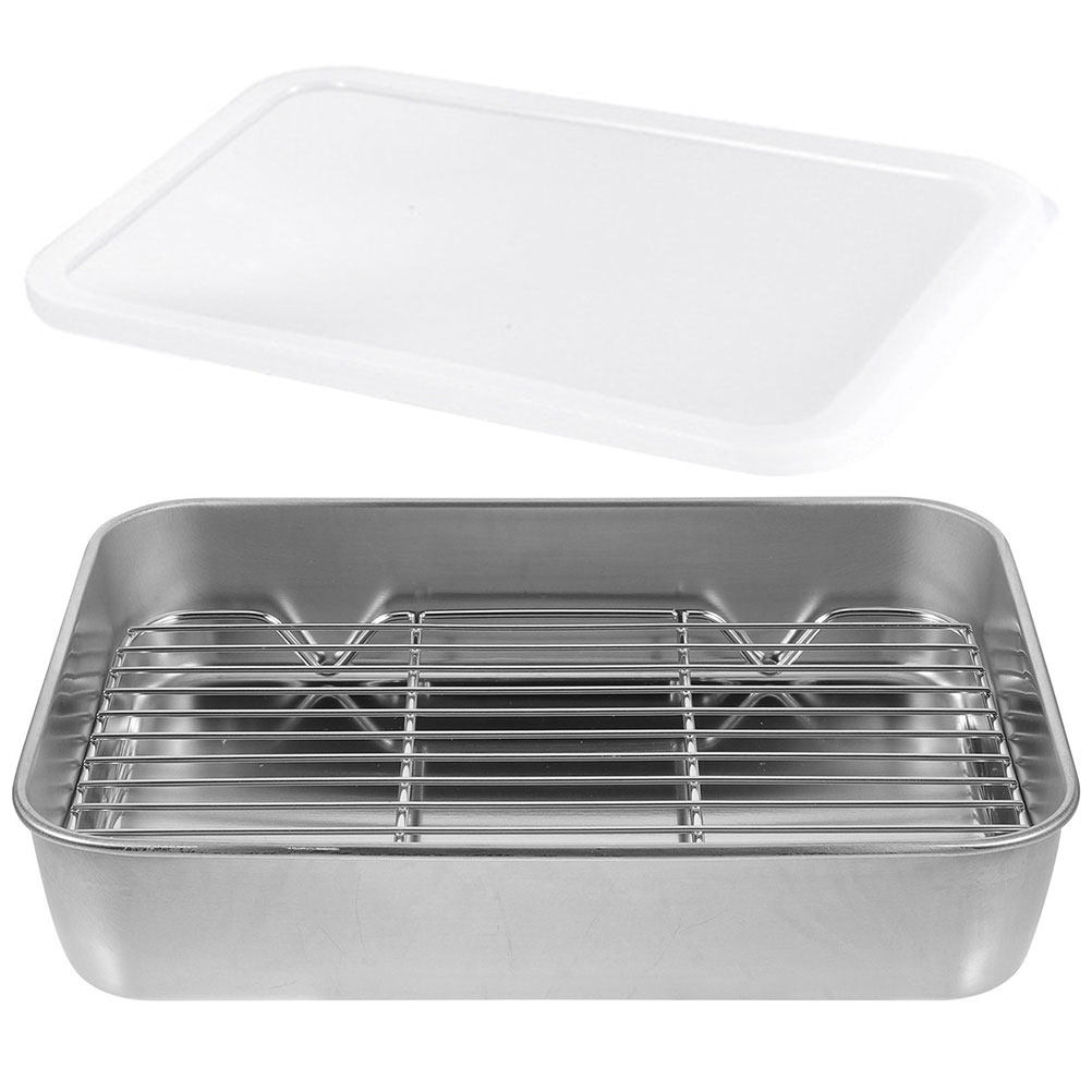 Kitchen Baking Pan Storage - 1 Set Paslanmaz Çelik Mutfak Hazırlık