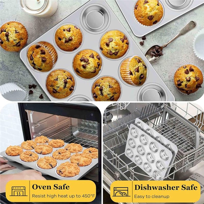 ABGH-Muffin Tavası, 12'li Norm - Muffin Tin Nonstick incelemesi ve fiyatı