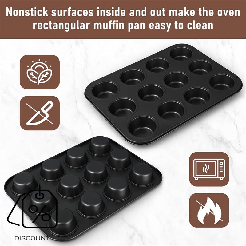 ABJO-3 Paket Yapışmaz Muffin T - Muffin Tin Nonstick incelemesi ve fiyatı