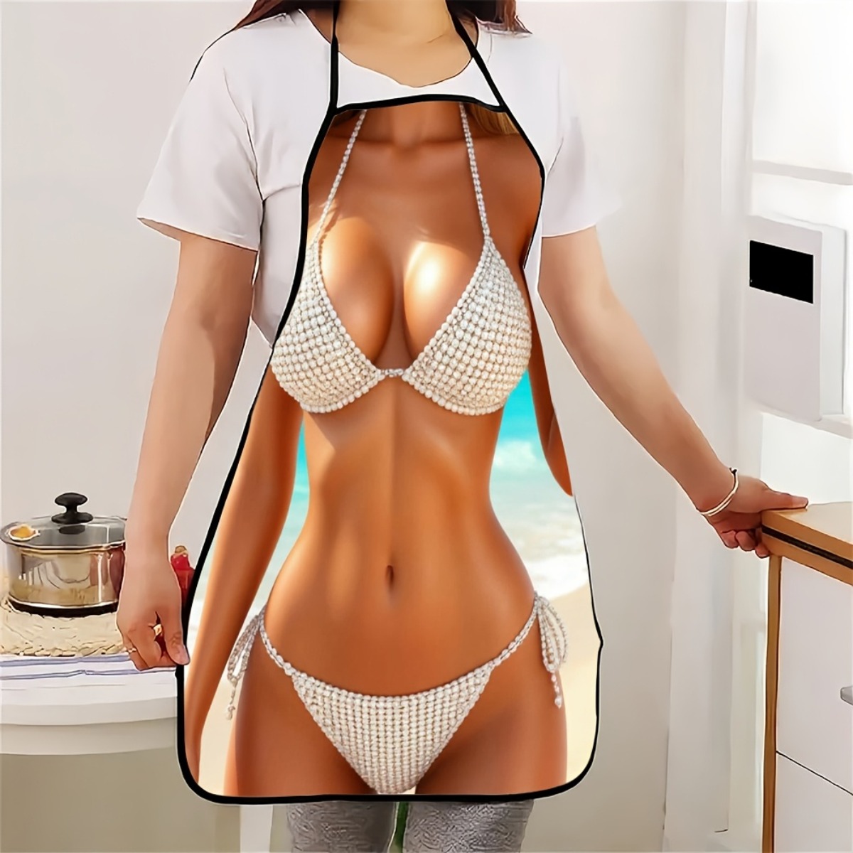 1 adet Bikini Desenli Önlük -  - Baking Kitchen At Home incelemesi ve fiyatı