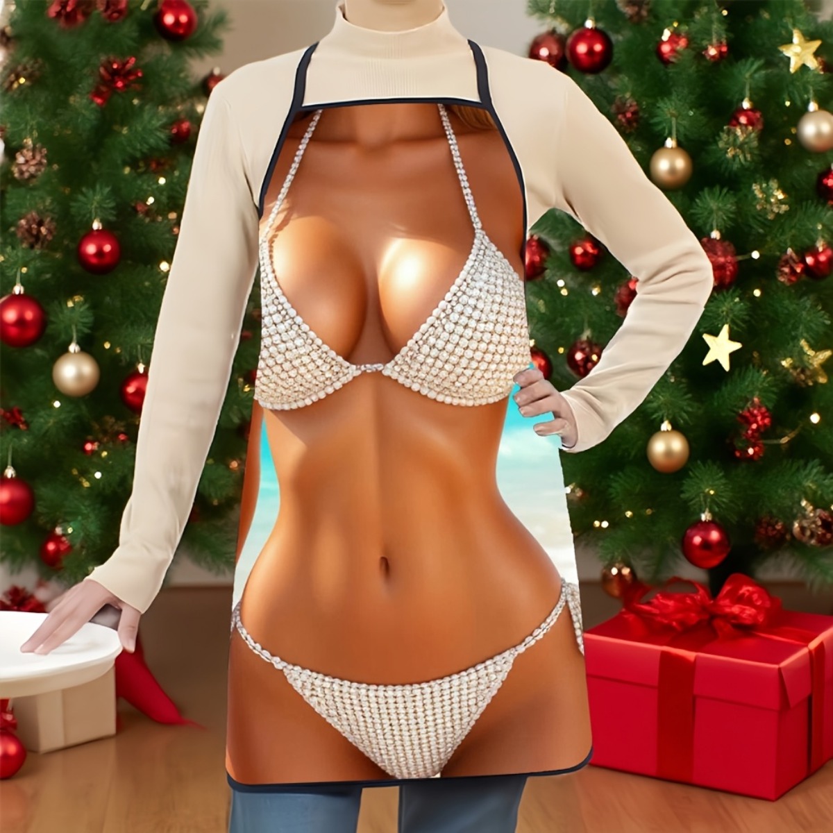 1 adet Bikini Desenli Önlük -  - Baking Kitchen At Home incelemesi ve fiyatı