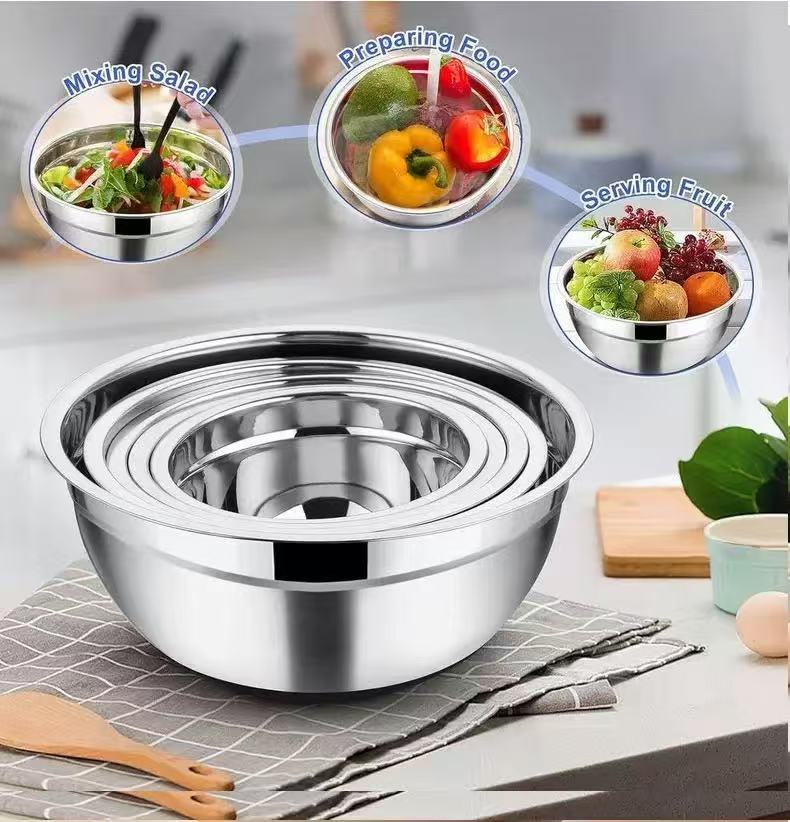 Kalınlaştırılmış Paslanmaz Çel - Kitchen Baking Bowls incelemesi ve fiyatı