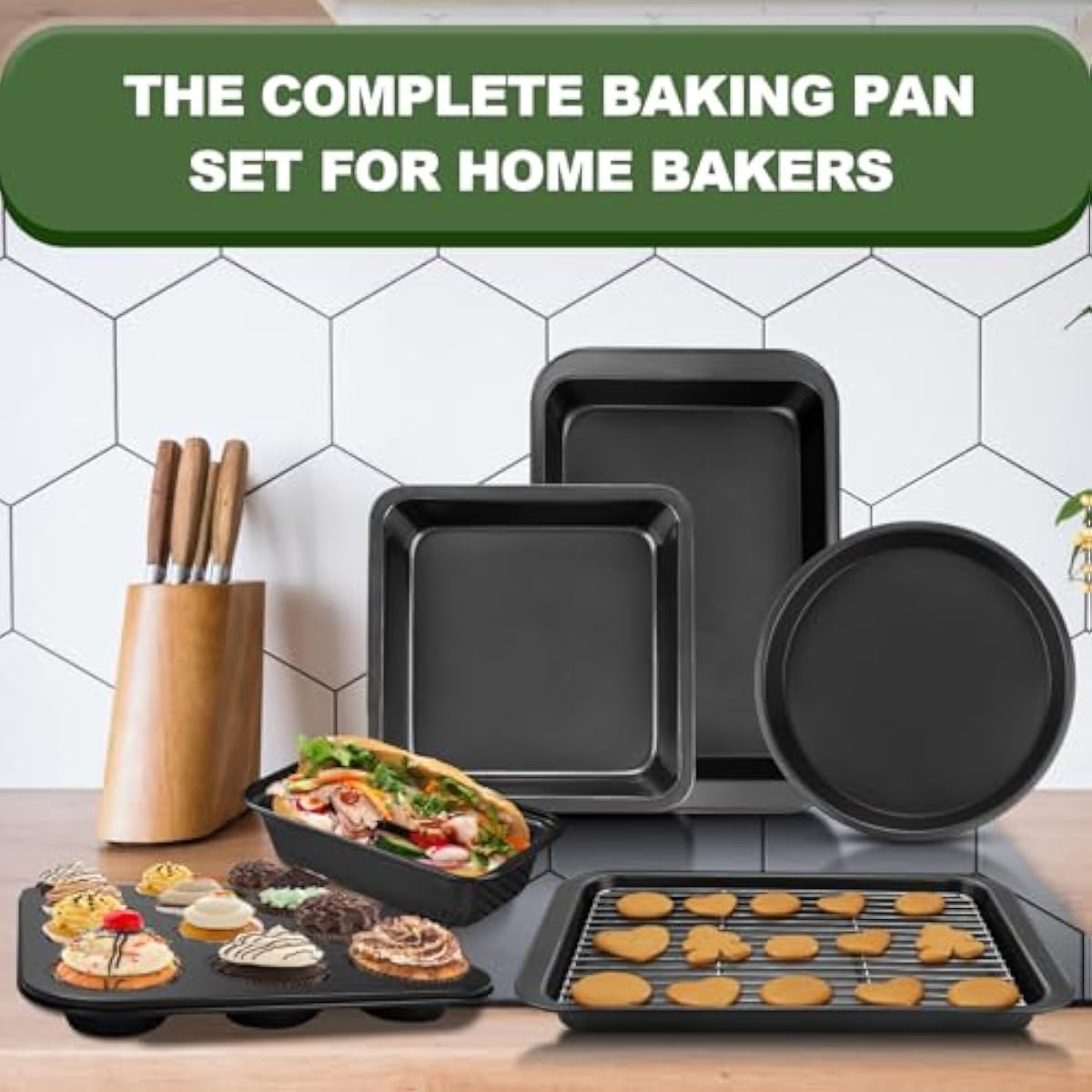 7 Parçalı Profesyonel Karbon Ç - Muffin Tin Nonstick incelemesi ve fiyatı