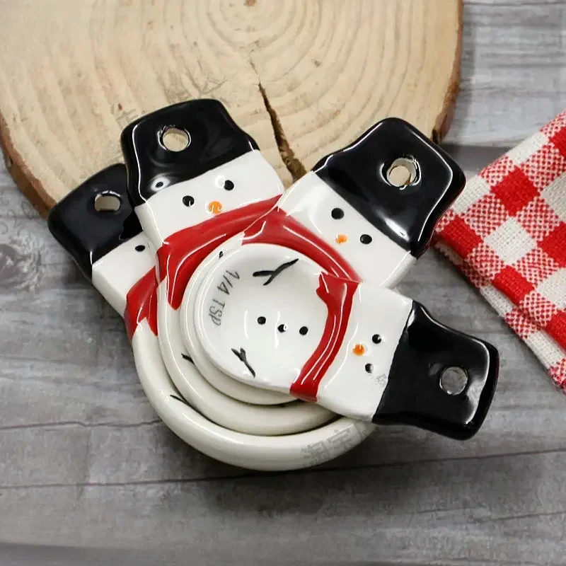 4 adet Noel Ölçüm Kaşık Seti,  - Kitchen Baking Bowls incelemesi ve fiyatı