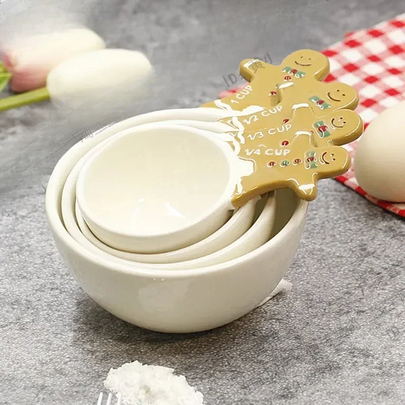 4 adet Noel Ölçüm Kaşık Seti,  - Kitchen Baking Bowls incelemesi ve fiyatı