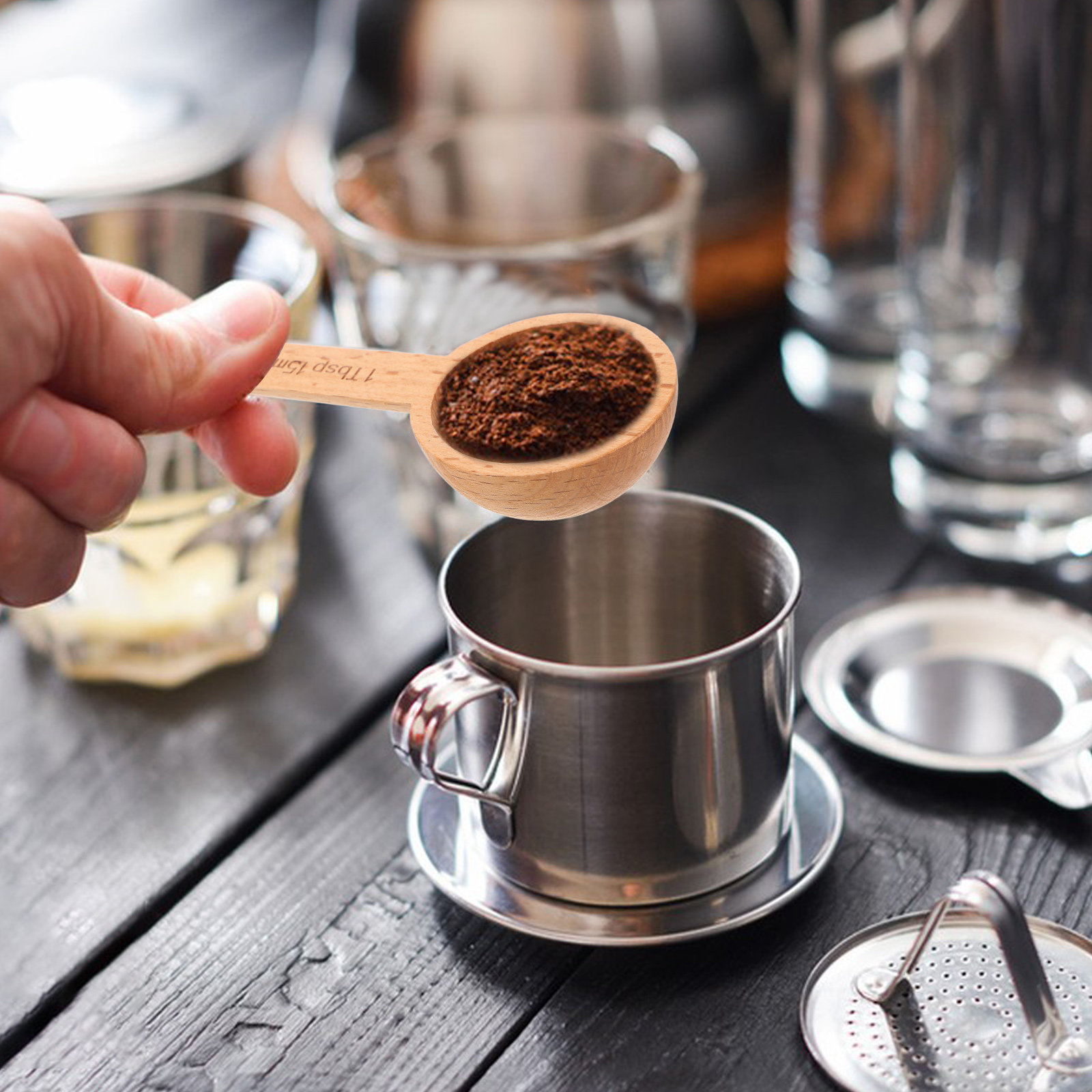 4 adet kahve kaşığı ahşap ölçü - Kitchen Baking Soda incelemesi ve fiyatı