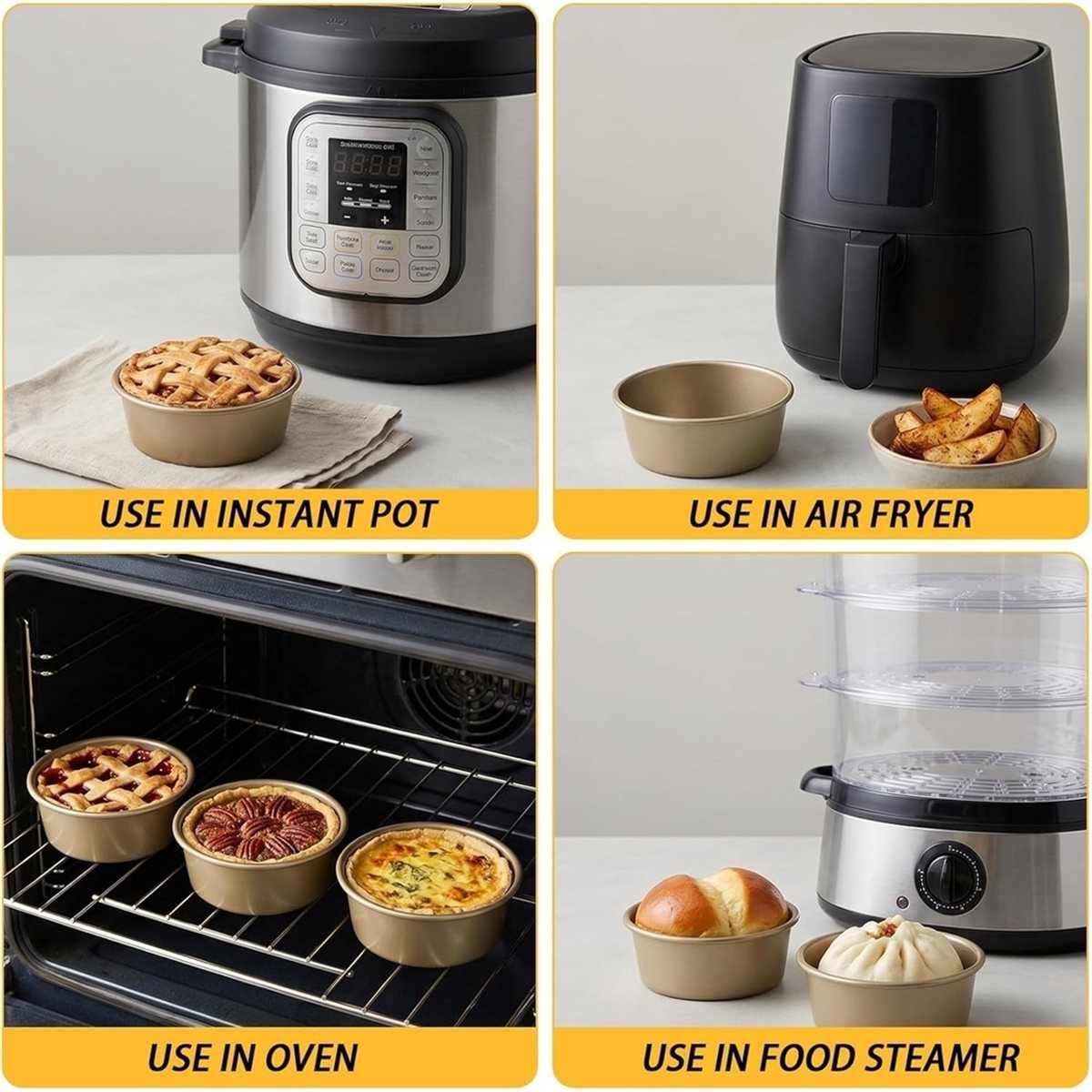 8'li Paket Mini Turta Tepsiler - Muffin Tin Nonstick incelemesi ve fiyatı