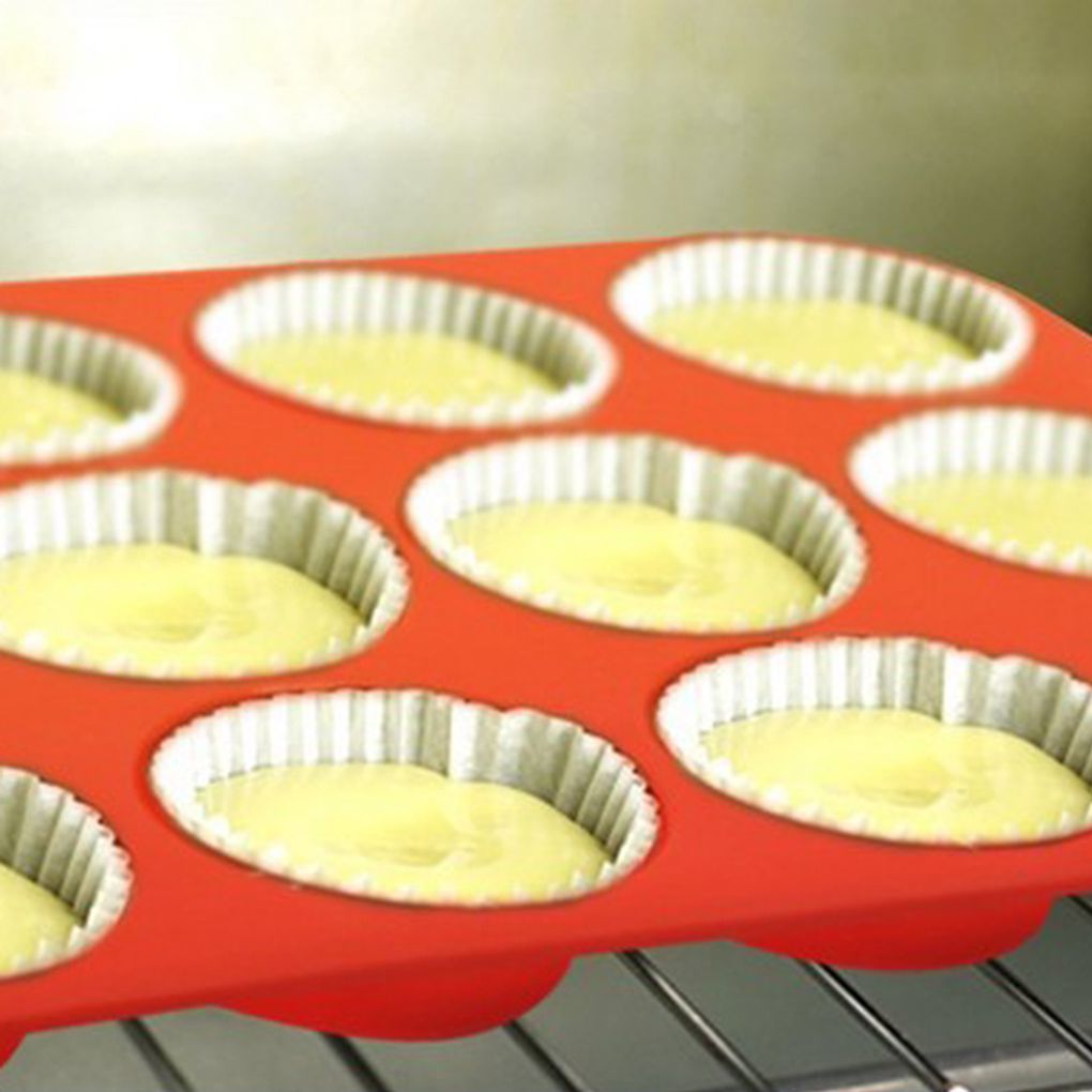 12 Bardak Yapışmaz Bakeware Mu - Muffin Tin Nonstick incelemesi ve fiyatı