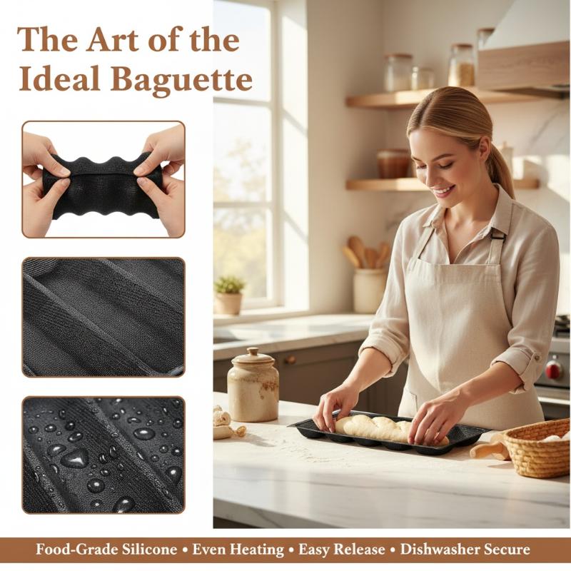 5 Bölmeli Hoagie Ekmek Tepsisi - Kitchen Baking Pan Storage incelemesi ve fiyatı