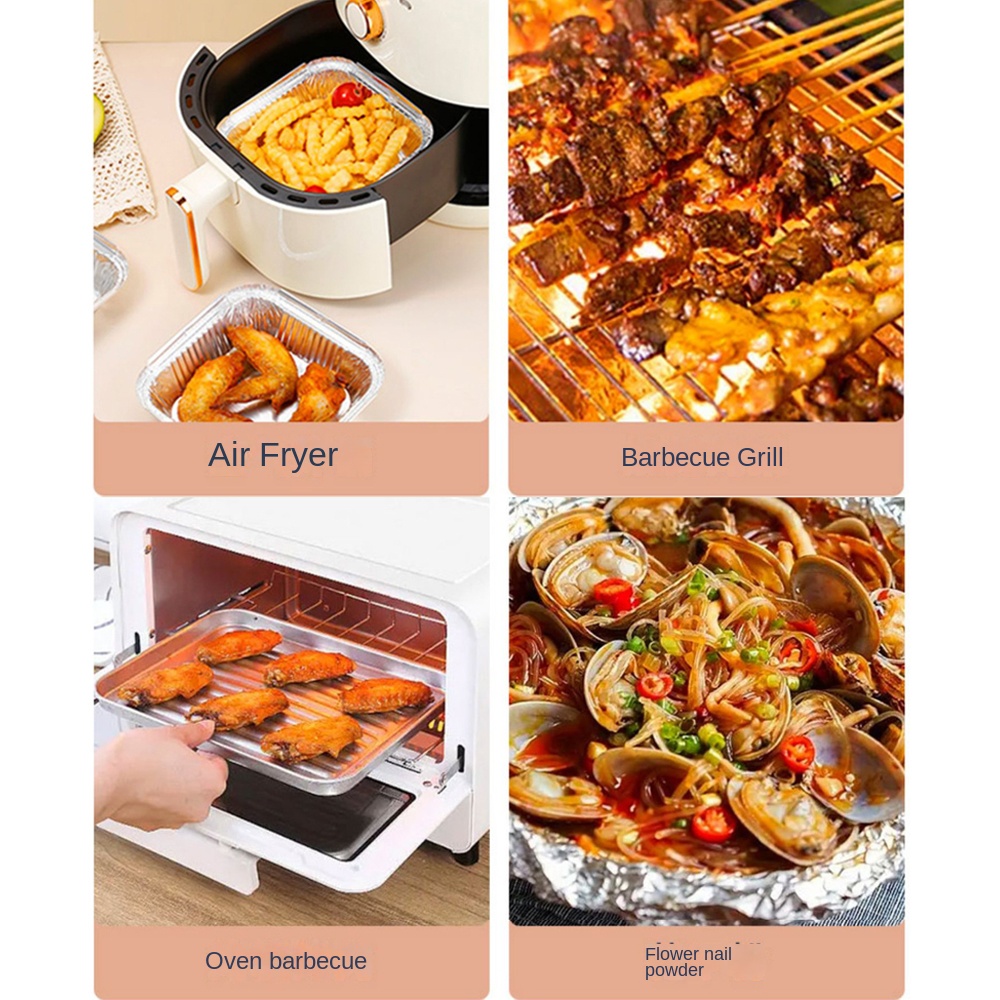20CM hava fritöz alüminyum fol - Kitchen Baking Trays incelemesi ve fiyatı