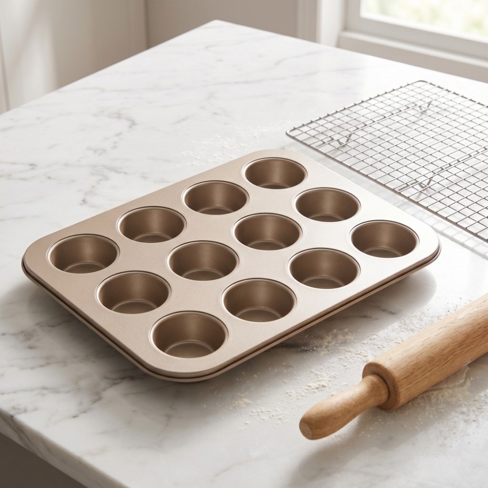 Karbon Çelik Mini Muffin Tavas - Muffin Tin Nonstick incelemesi ve fiyatı