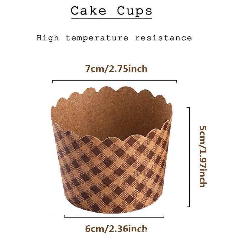 50 adet/paket Cupcake kağıt ba - Kitchen Paper For Baking incelemesi ve fiyatı