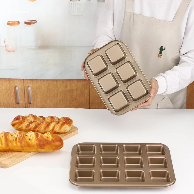 12 Bölmeli Kare Çok Amaçlı Yap - Muffin Tin Nonstick incelemesi ve fiyatı