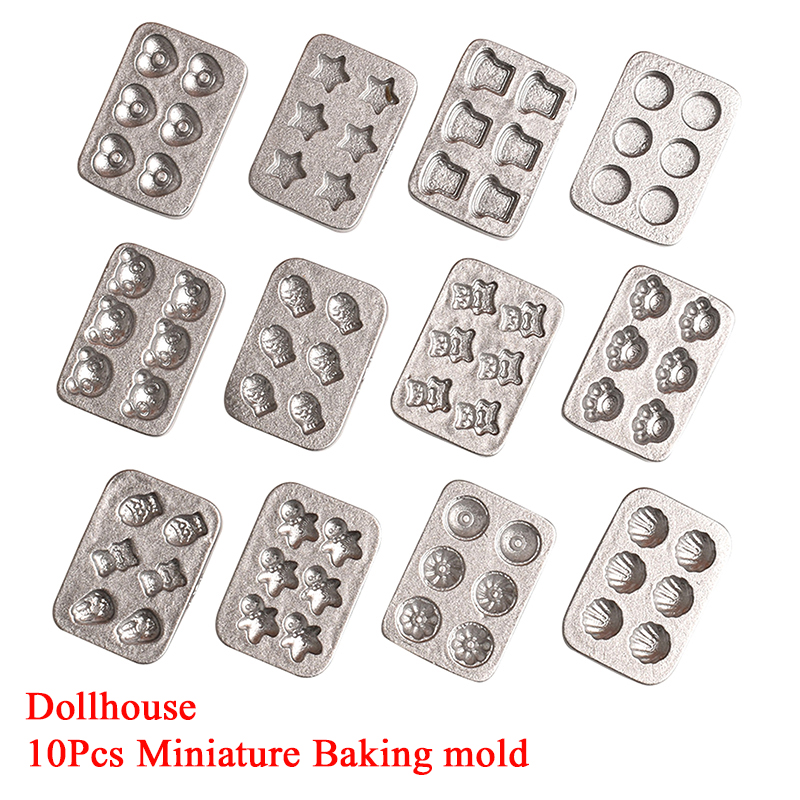 10 adet Bebek Evi Minyatür Min - Kitchen Baking Trays incelemesi ve fiyatı
