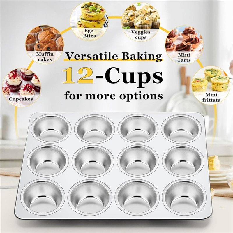 ABAE-Muffin Tavası, 12 Bardakl - Muffin Tin Nonstick incelemesi ve fiyatı