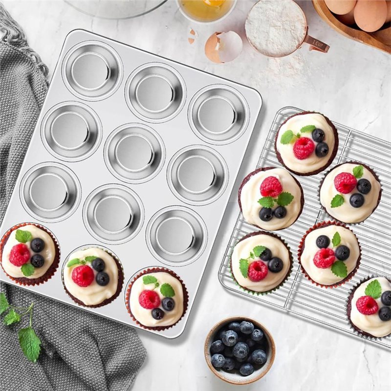 ABAE-Muffin Tavası, 12 Bardakl - Muffin Tin Nonstick incelemesi ve fiyatı
