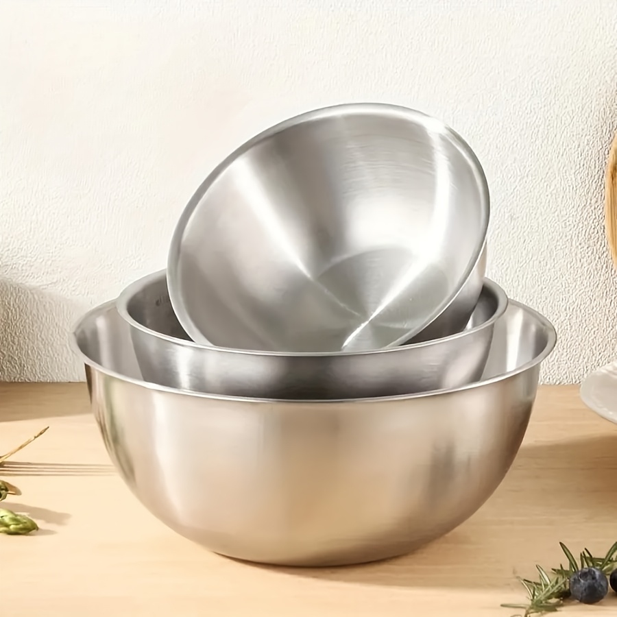 3'lü Paslanmaz Çelik Salata Ka - Kitchen Baking Bowls incelemesi ve fiyatı